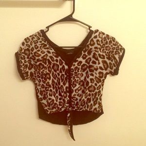 Cheetah blouse